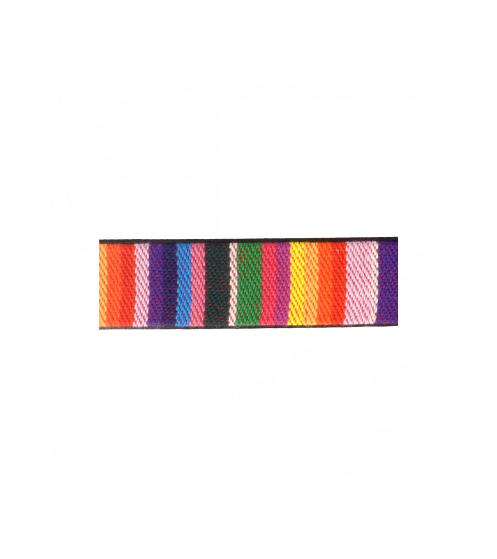 15m reel lined faux leather strap 15mm multicolored