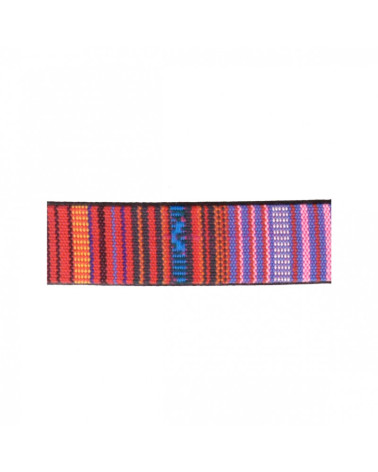 15 m langes, gefüttertes Kunstlederband, 15 mm, mehrfarbig