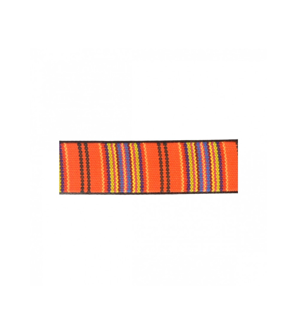 15m reel lined faux leather strap 15mm multicolored