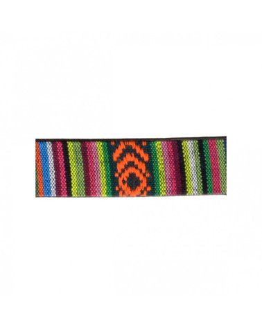 Bobine 15m sangle doublée simili cuir 15mm multicolore