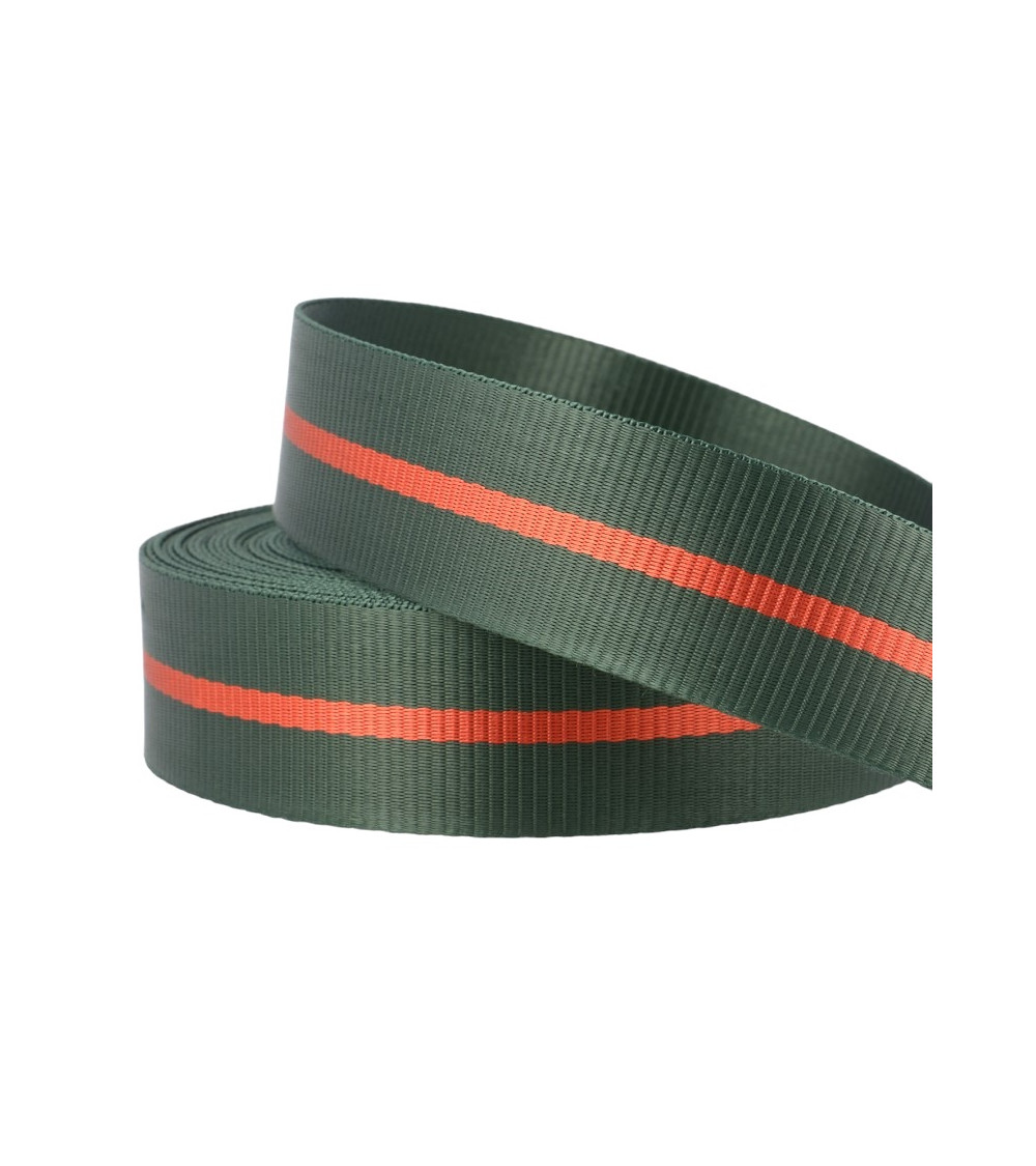 Film 20m two-tone strap 35mm Green Red