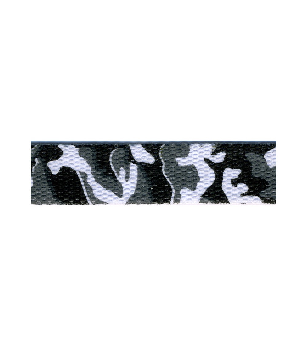 Folie 20m ausgefallenes Militär-Gurtband 25mm schwarz
