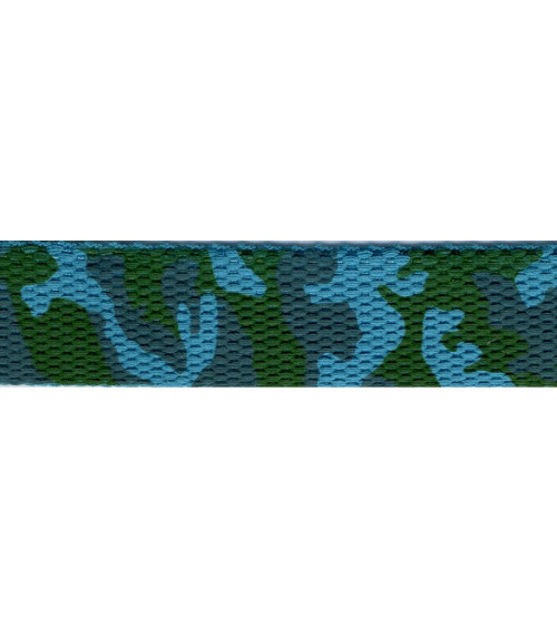 Film 20m fantasy military strap 25mm turquoise