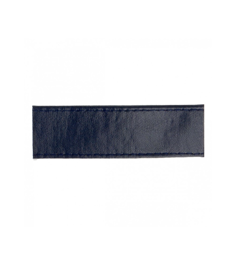 Dischetto 15m cinturino in ecopelle 10mm Blu navy