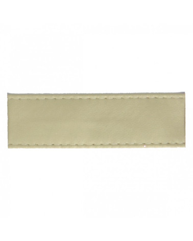Disquette 15m sangle simili cuir 10mm Gris Clair