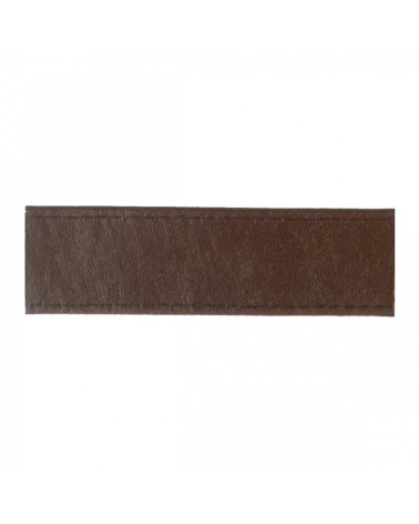 Diskette 15m faux leather strap 10mm Dark Brown