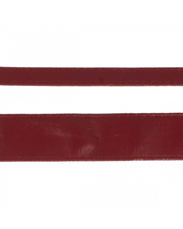 Disquette 15m sangle simili cuir 10mm Bourgogne