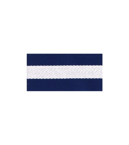 Film 10m two-tone webbing 30mm Navy blue