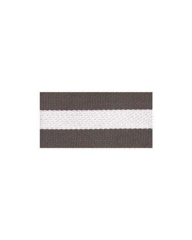 Film 10m two-tone webbing 30mm Gray Black