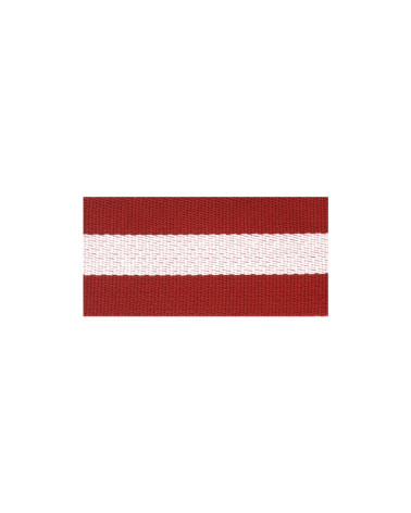 Film 10m two-tone strap 30mm Burgundy