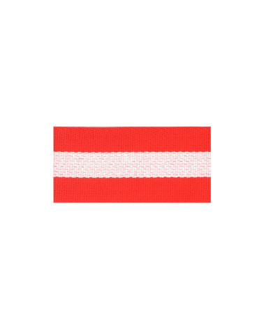 Film 10m two-tone strap 30mm Red