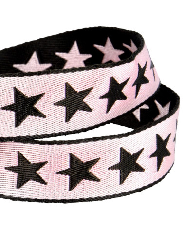 25m reel of 25mm light pink star braid
