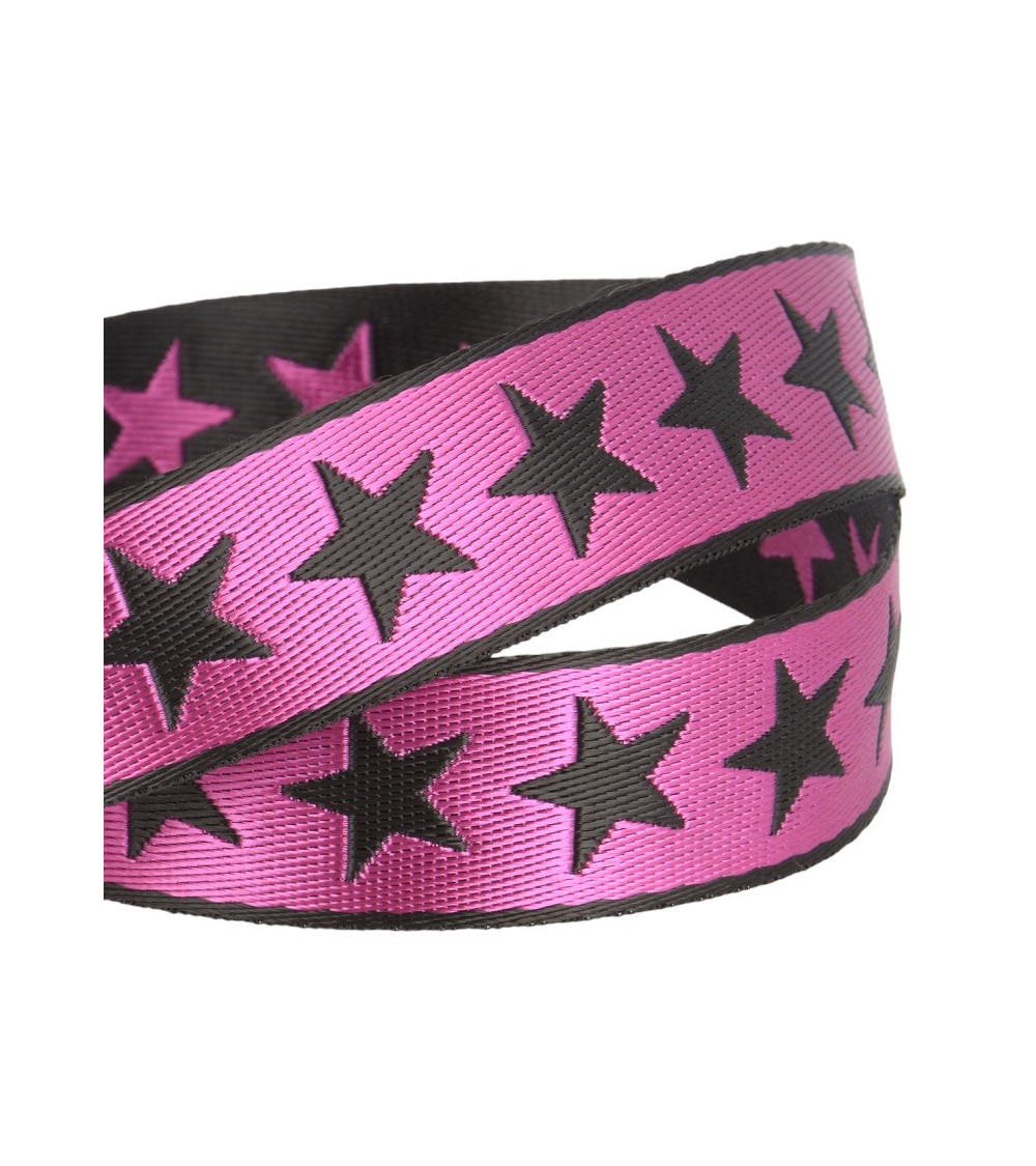 25m reel of 25mm Fuschia star braid