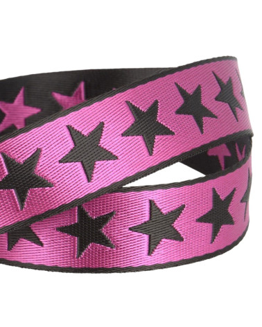 25m reel of 25mm Fuschia star braid