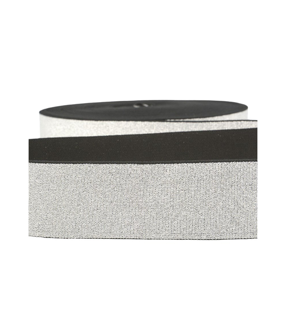 Pellicola 20m Elastico metallico 40mm Argento