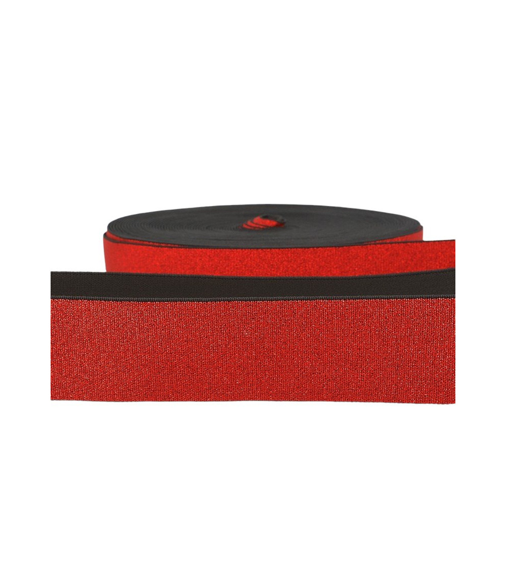 Film 20m Metal elastico 40mm Rojo