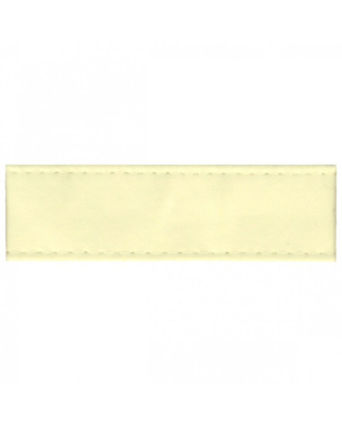 Disquette 15m sangle simili cuir 10mm Ecru