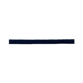 Bobine 50m queue de rat tubulaire polyester 5mm Bleu marine