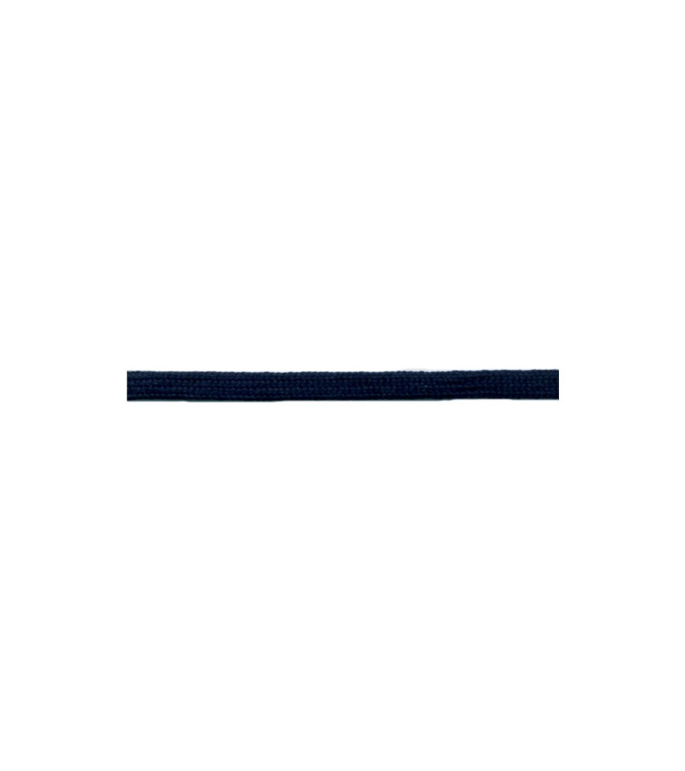 50 m Spule aus röhrenförmigem Rattenschwanz aus Polyester, 5 mm, Marineblau