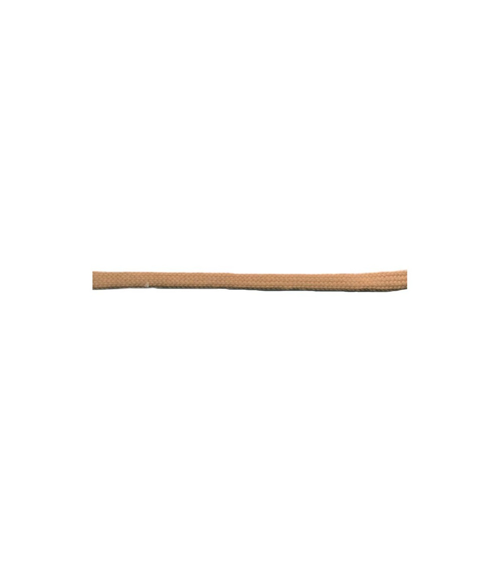 50 m Spule aus röhrenförmigem Polyester-Rattenschwanz, 5 mm, Dunkelbeige