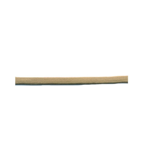 50m reel of polyester tubular rat tail 5mm Taupe