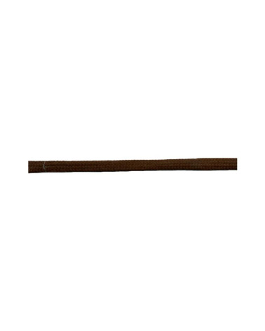 50-m-Spule aus röhrenförmigem Rattenschwanz aus Polyester, 5 mm, Dunkelbraun