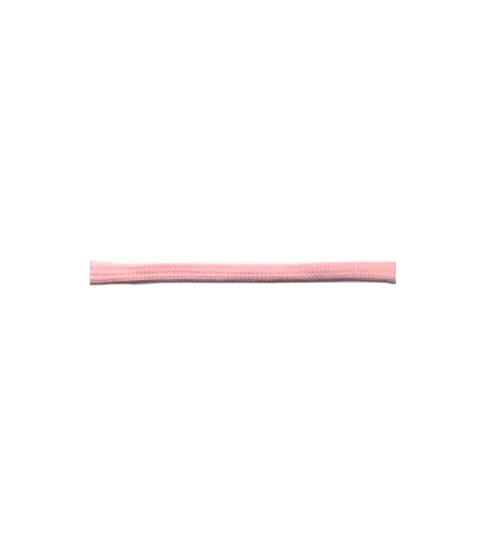 Bobine 50m queue de rat tubulaire polyester 5mm Rose Clair