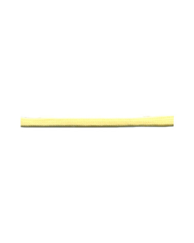 50m reel of polyester tubular rat tail 5mm Straw yellow