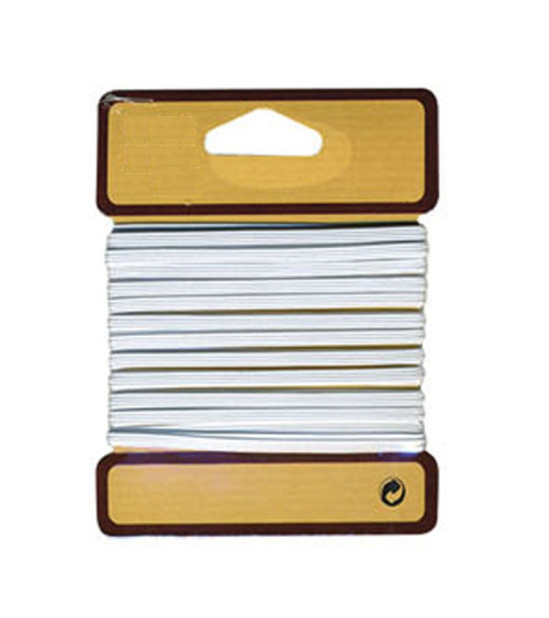 Flaches elastisches Geflecht 6mm weiß