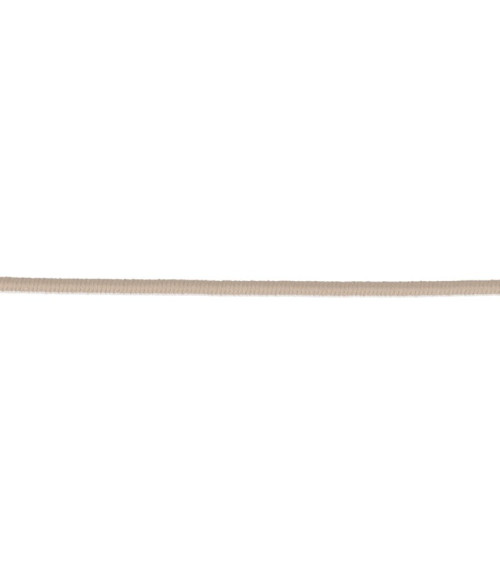 Bobine 100m élastique rond beige 1mm