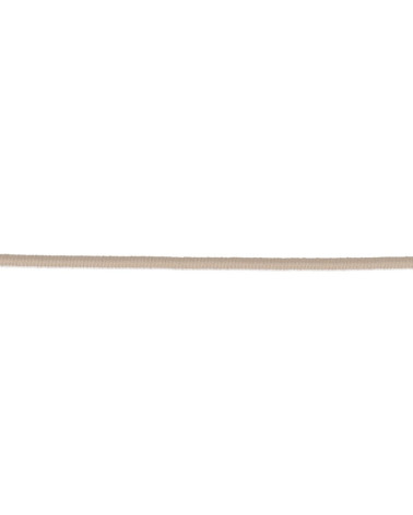 Bobina da 100 m di elastico rotondo beige da 1 mm