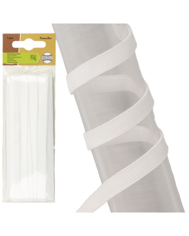 Elastique souple 3mm blanc