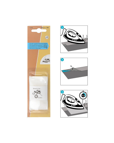 Ourlet thermocollant 38mm x 3m