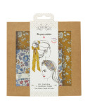 Kit foulchie et headband en Liberty pour femme