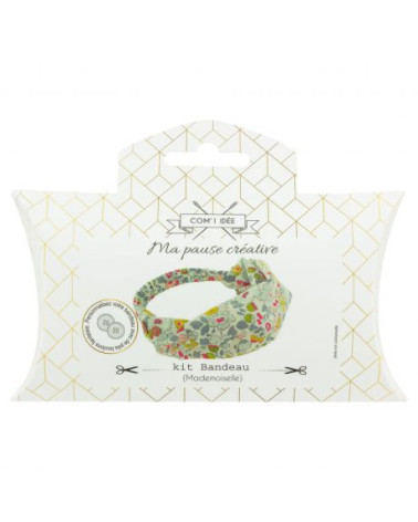 Kit bandeau en Liberty multicolore pour fille