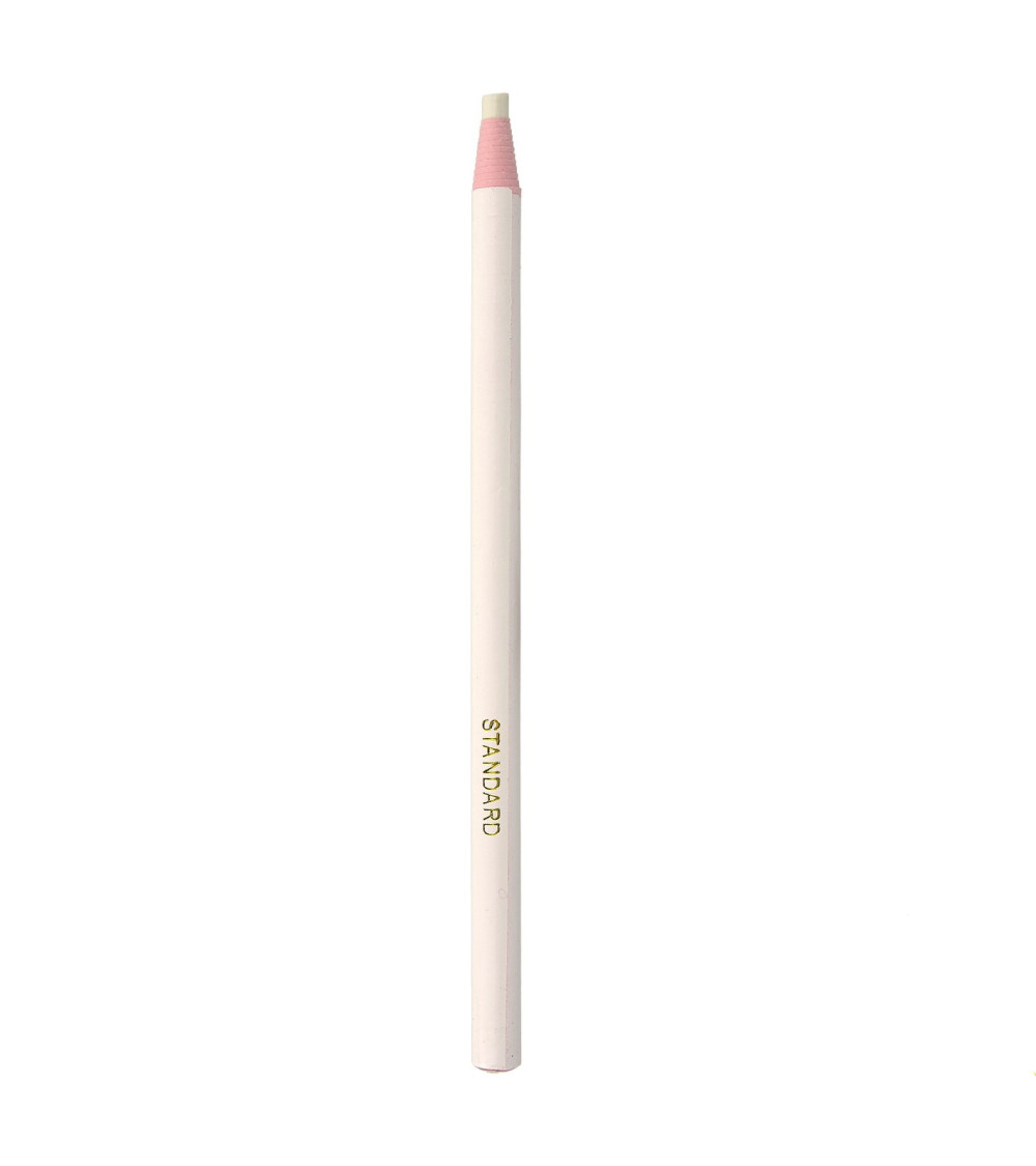 Lot de 6 crayons craie taille facile blanc