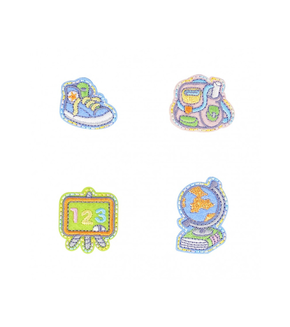 Set of school crests