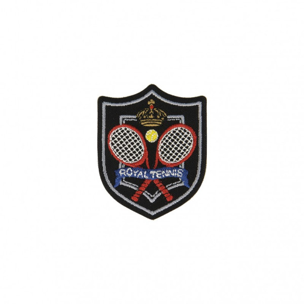 Ecusson thermocollant sport et royal royal tennis 5,5x5cm