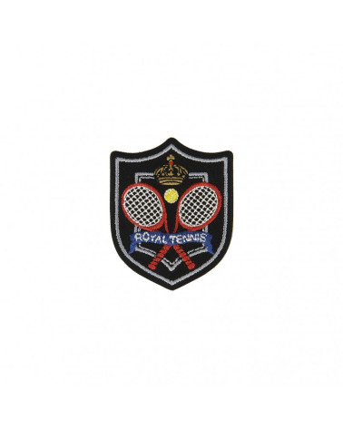 Iron-on sports and royal tennis patch 5.5x5cm