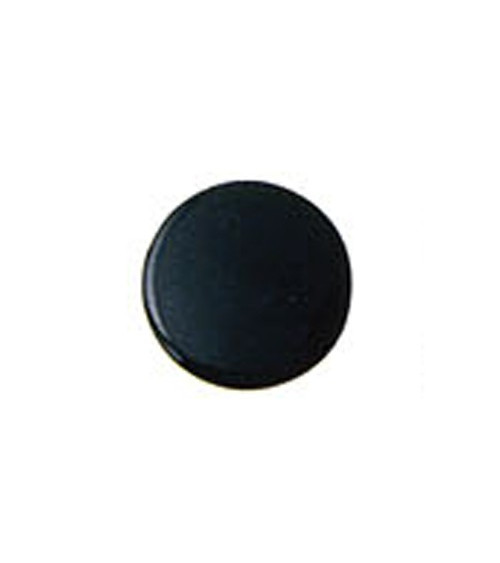 6 botones a presión negros de 11 mm para tejidos ligeros