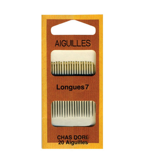 Long golden eye needles 7