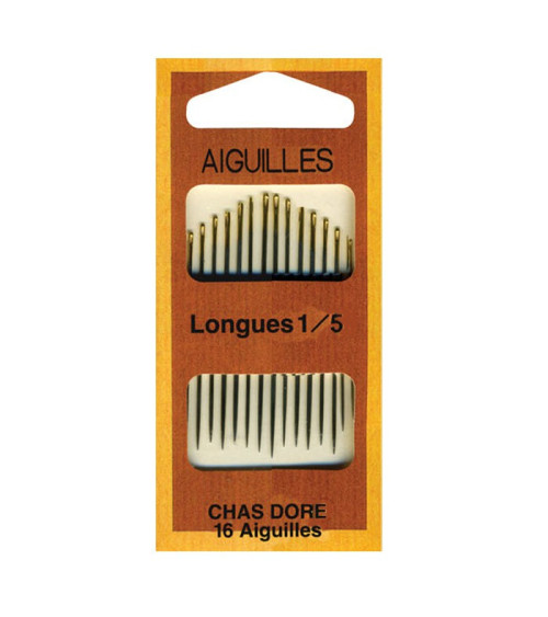 Long golden eye needles 1/5