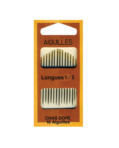 Long golden eye needles 1/5