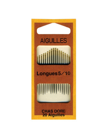 Long golden eye needles 5/10