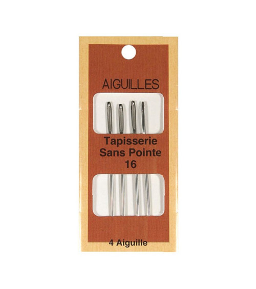 4 pointless tapestry needles 16