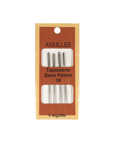 4 aiguilles tapisserie sans pointe 16