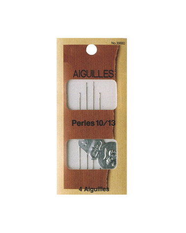 Assortiment 4 aiguilles perles