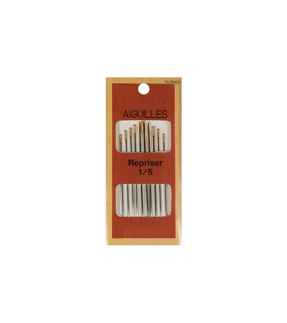 10 gold eye darning needles