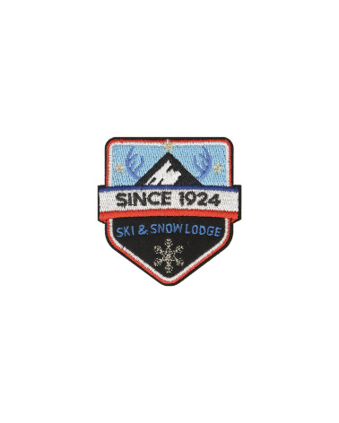 Iron-on patch SINCE 1924 ski&snow lodge 5x5cm