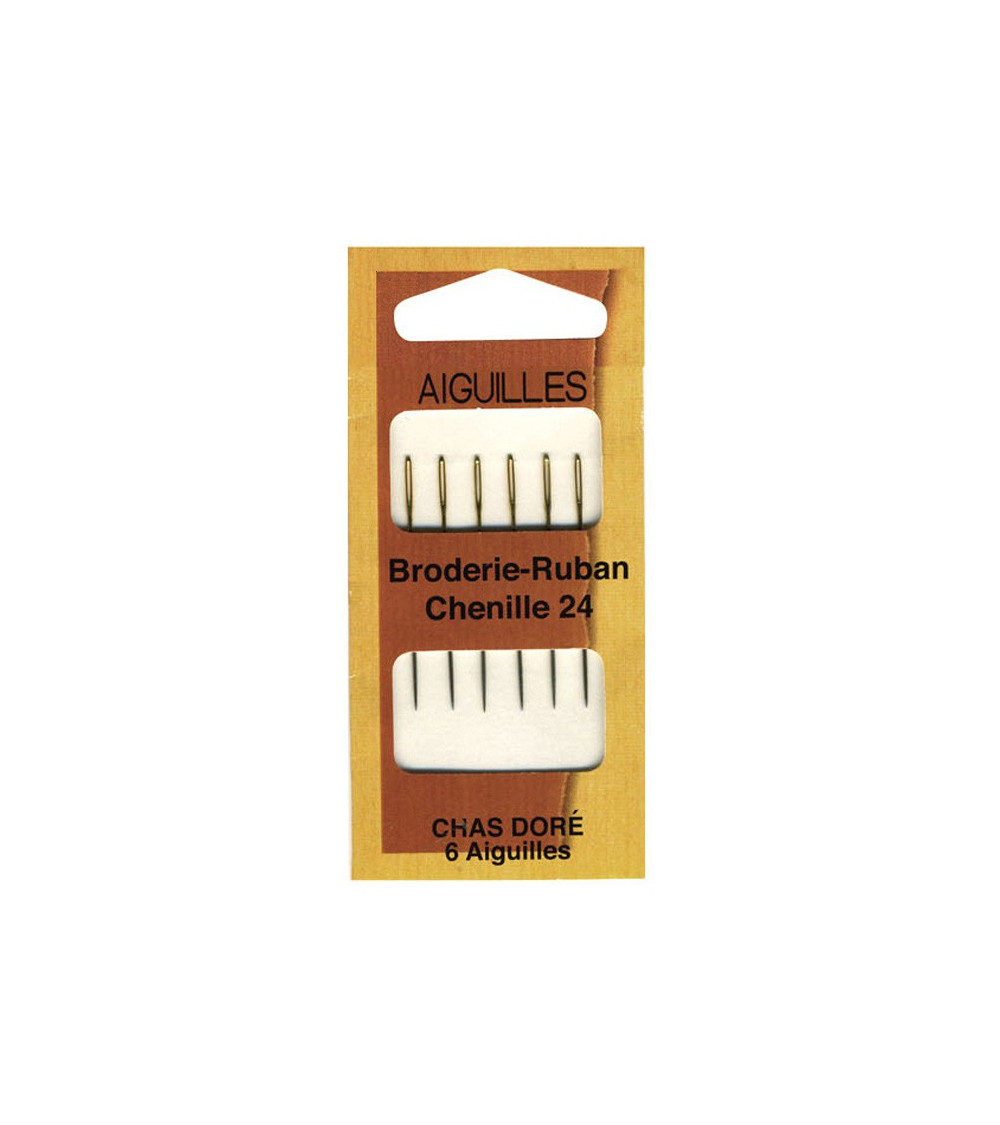 6 ribbon embroidery needles